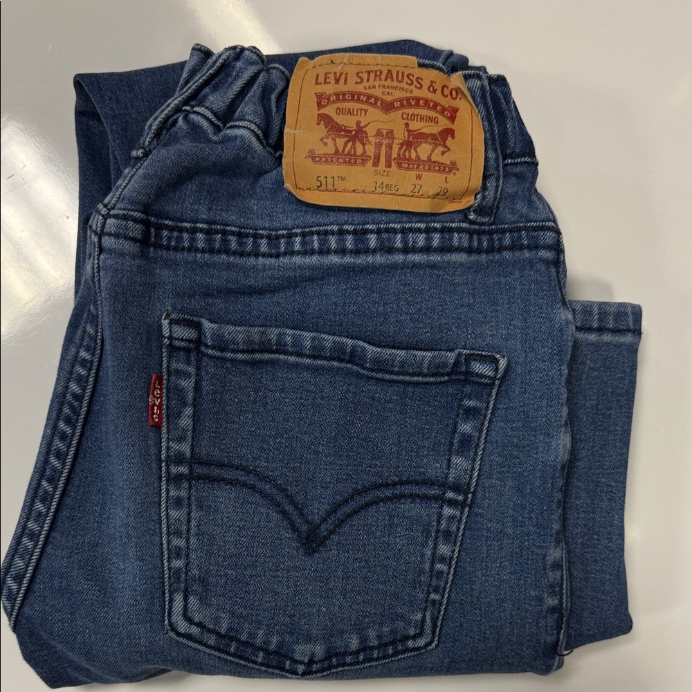 Levi's Dark Blue Denim Jeans